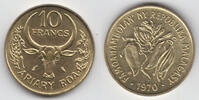 Madagaskar 10 Francs Madagaskar 1970, 10 Francs, F.A.O., Erhaltung siehe Scan! -