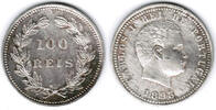 Portugal 100 Reis 1893 Portugal, silver coin, carlos I., 100 Reis 1893, ... 15.18 £ Tax included +  8.59 £ shipping