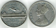 Großbritannien Medaille Great Britain, Zinc Medal, Victoria, International Exposition 1862 -