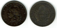 Argentinien 2 Centavos republica argentinia, 2 Centavos, Libertad, like scan -