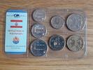 Französich-Polynesien 188 Francs (7 Münzen) french polynesia, coin set, mixed years, 7 coins, 1 - 100 Francs, see photo -