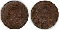 Argentinien 2 Centavos republica argentinia, 2 Centavos, Libertad, like scan -