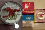 Niue 2 Dollars Niue, 1 ounce silver coin - DC - The Flash, Justice League, coloured -