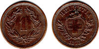 Schweiz 1 Rappen Switzerland, 1 Rappen 1872 B, like scan -