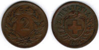 Schweiz 2 Rappen Switzerland, 2 Rappen 1866 B, like scan -
