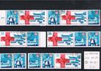 DDR 10 Stück Deutsches Rotes Kreuz DDR, 6 Zusammendruckkombinationen, WZd 269-274 -