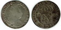 Frankreich 1/2 Ecu france silver coin, 1/2 Ecu, 1709, Louis XIV., like scan -