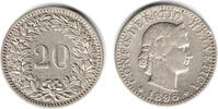 Schweiz 20 Rappen 1896 Switzerland, 20 Rappen 1896 B, like scan sehr schön 3.47 £ Tax included +  8.59 £ shipping