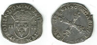 Frankreich 1/4 Ecu france, quarter ecu 1590 A (Paris), Charles X. -