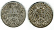 Kaiserreich 1 Mark 1912 D Kaiserreich, Kursmünze 1 Mark 1912 D, 900er Si... 6.51 £ Tax included +  8.59 £ shipping