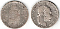Haus Habsburg - Ungarn 1 Forint Hungary, 1 forint 1881 silver, Franz Joseph, condition like scan -