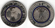 Deutschland 5 Euro Deutschland, 5 Euro Kursgedenkmünze Blauer Planet, Prägestätte G! -