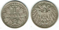 Kaiserreich 1 Mark 1905 J Kaiserreich, Kursmünze 1 Mark 1905 J, 900er Si... 6.51 £ Tax included +  8.59 £ shipping