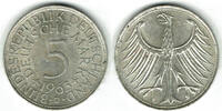 BRD 5 DM 1963 D Bundesrepublik Deutschland, 5 DM Silberadler 1963 D, Erh... 7.81 £ Tax included +  8.59 £ shipping