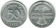 Weimarer Republik 50 Pfennig Weimar, Kursmünze 50 Pfennig 1920 G, J. 301 -