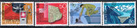 Schweiz 4 Werte (35 C - 80 C) Schweiz 1985, 4 Marken Jahresereignisse -