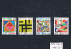 Schweiz 4 Werte (50 C - 90 C) Schweiz 1991, 4 Marken Pro Patria: 700 Jahre Kunst und Kultur -
