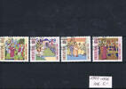 Schweiz 4 Werte (35 C - 90 C) Schweiz 1989 4 Marken Pro Patria: 700 Jahre Kunst und Kultur -