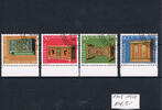 Schweiz 4 Werte (35 C - 90 C) Schweiz 1987 4 Marken Pro Patria: Schätze aus Schweizer Museen -