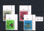 Schweiz 4 Werte (20 C - 80 C) Schweiz 1980 4 Marken Pro Patria: Handwerkerschilder -