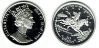 Isle of Man 10 ECU Islo of Man, silver coin, myths and legends - manannan -