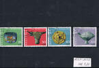 Schweiz 4 Werte (15 C - 60 C) Schweiz 1974 4 Marken Pro Patria: Archäologische Funde -