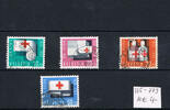 Schweiz 4 Werte (10 C - 50 C) Schweiz 1963 4 Marken Pro Patria: 100. Geburtstag von Anna Heer -