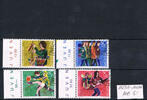 Schweiz 4 Werte (50 C - 90 C) Schweiz 1990 4 Marken Pro Juventute: Entwicklung des Kindes -