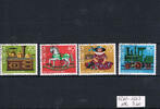 Schweiz 4 Werte (20 C - 80 C) Schweiz 1983 4 Marken Pro Juventute: Altes Kinderspielzeug -
