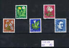 Schweiz 5 Werte (5 C - 50 C) Schweiz 1960 5 Marken Pro Juventute: 150. Geburtstag von Calame -