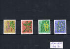 Schweiz 4 Werte (5 C - 50 C) Schweiz 1974 4 Marken Pro Patria: Giftpflanzen des Waldes -