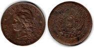 Argentinien 2 Centavos republica argentinia, 2 Centavos, Libertad, like scan -
