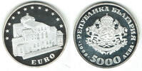 Bulgarien 5000 Leva bulgaria, silver coin "Association with European Union", only in capsule -