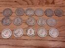 Kaiserreich 16 x 5 Pfennig Kaisserreich 5 Pfennig 1874 - 1889, 16 verschiedene, Jaeger Nr. 3 -
