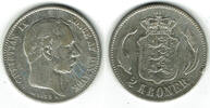 Dänemark 2 Kroner Dänemark 1875, 2 Kroner, Christian IX. 1863-1906., Erhaltung siehe Scan! -