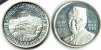 Jugoslawien Silber-Medaille Yugoslavia, silver medal 1973, "Josip Broz Tito", like photo -