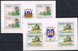 Portugal 8 Marken Portugal, Mi.-Nr. 1739-1740, Portugiesische Burgen und Schlösser VII -