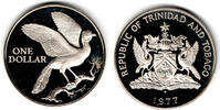 Trinidad and Tobago 1 Dollar Trinidad and Tobago Independence Bird, 5 Dollars -