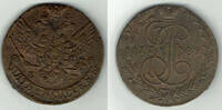 Russland 5 Kopeken 1789 russia 1789, 5 kopeks, katharina II., like scan!... 30.37 £ Tax included +  8.59 £ shipping