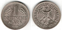 BRD 1 DM Deutschland, 1 Mark 1950 F! -