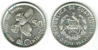 Guatemala 50 Centavos Guatemala, 50 Centavos 1963, like scan -
