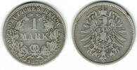Kaiserreich 1 Mark 1878 J Kaiserreich, Kursmünze 1 Mark 1878 J, 900er Si... 6.51 £ Tax included +  8.59 £ shipping
