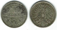 Kaiserreich 1 Mark 1881 J Kaiserreich, Kursmünze 1 Mark 1881 J, 900er Si... 6.51 £ Tax included +  8.59 £ shipping