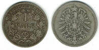 Kaiserreich 1 Mark 1875 H Kaiserreich, Kursmünze 1 Mark 1875 H, 900er Si... 6.51 £ Tax included +  8.59 £ shipping