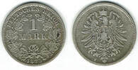 Kaiserreich 1 Mark 1875 F Kaiserreich, Kursmünze 1 Mark 1875 F, 900er Si... 6.51 £ Tax included +  8.59 £ shipping