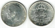 Schweden 2 Kroner sweden 1938, 2 kroner silver, 300th anniversary - settlement of delaware -