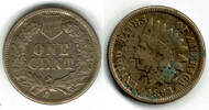 USA 1 Cent USA, 1 Cent 1863, Indian Head, like scan -
