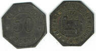 Notgeld / Notmünzen Leutkirch 50 Pfennig Oberamtsstadt Leutkirch, 50 Pfennig Kleingeldersatz, 1918 -