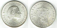 Niederlande - Niederländische Antillen 2 1/2 Gulden Netherlands antilles, 2 1/2 Gulden 1964, like scan -