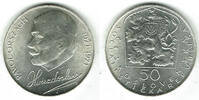 Tschechoslowakei 50 Kronen czechoslovakia, silver coin, "Pavol Orsagh-Hviezdoslav", 50 Korun -